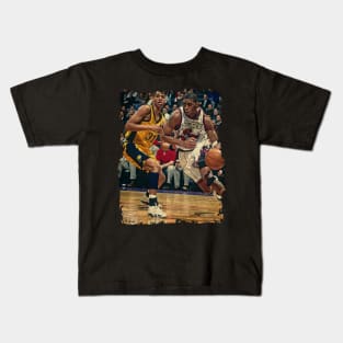 Reggie Miller vs Tracy McGrady Kids T-Shirt